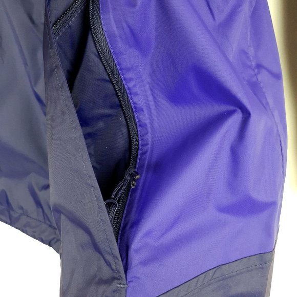 Columbia Waterproof Omnitech Rain Jacket. Size S. Purple/blue Full zip. Hood - Picture 5 of 12